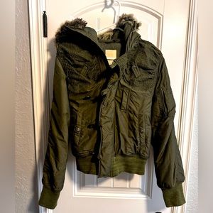 DIESEL bomber jacket army green- size small